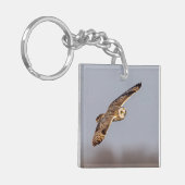 Korte oranje bij de Graslanden van Shawangunk Sleutelhanger (Voorkant Links)