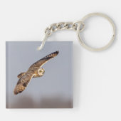 Korte oranje bij de Graslanden van Shawangunk Sleutelhanger (Achterkant)