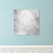 KORTE PAPIERSILVER GRAY GRAYS WITTE DIGITALE TEM CANVAS AFDRUK (Insitu (Houten vloer))