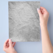 KORTE PAPIERSILVER GRAY GRAYS WITTE DIGITALE TEM FLYER (Hand)