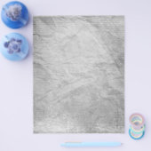 KORTE PAPIERSILVER GRAY GRAYS WITTE DIGITALE TEM FLYER (Enkel)