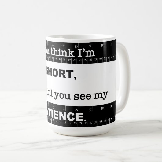 Korte patiënt koffiemok (Voorkant rechts)