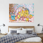 Korte pitcher: nog leven Abstracte kunst Canvas Afdruk (Insitu (Slaapkamer))