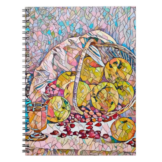 Korte pitcher: nog leven Abstracte kunst Notitieboek (Voorkant)
