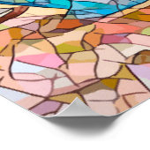 Korte pitcher: nog leven Abstracte kunst Poster (Hoek)