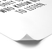 Korte prijsopgave voor honden (Cute Dog gezegden) Poster (Hoek)