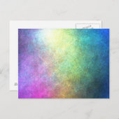 Korte regenboog Abstract Briefkaart (Voorkant / Achterkant)