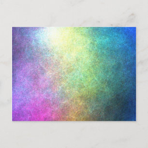 Korte regenboog Abstract Briefkaart