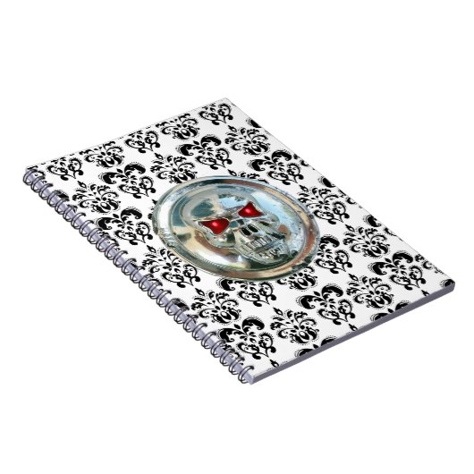 KORTE RIDERS DAMASK NOTITIEBOEK (Rechterzijde)