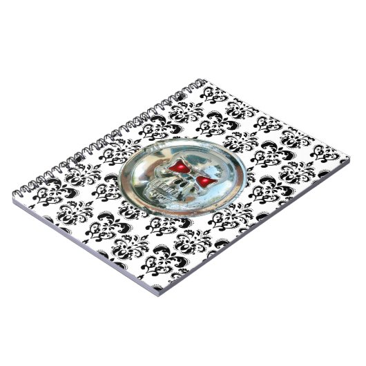 KORTE RIDERS DAMASK NOTITIEBOEK (Linkerzijde)