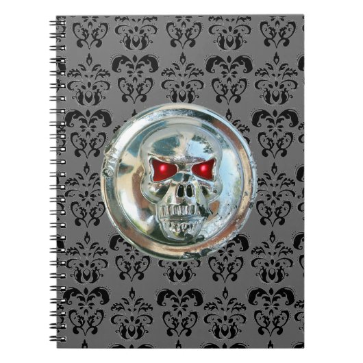 KORTE RIDERS DAMASK NOTITIEBOEK (Voorkant)