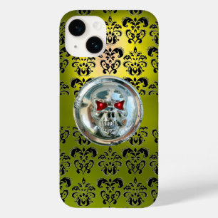KORTE RIDERS GEEL ZWARTE DAMASK Case-Mate iPhone 14 HOESJE
