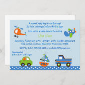 Korte ritsen Verkeer Babyschoenen Kaart (Voorkant / Achterkant)