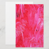 Korte roze kerstboom briefpapier (Voorkant / Achterkant)