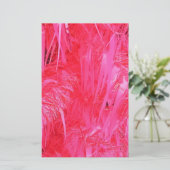 Korte roze kerstboom briefpapier (Staand voorkant)