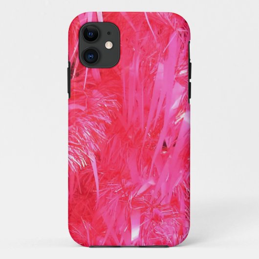 Korte roze kerstboom Case-Mate iPhone case (Achterkant)