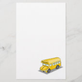 Korte schoolbus briefpapier (Voorkant)