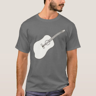Korte shirten voor gitaartekening t-shirt