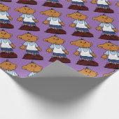 Korte slaapkamer cadeaupapier (Hoek)