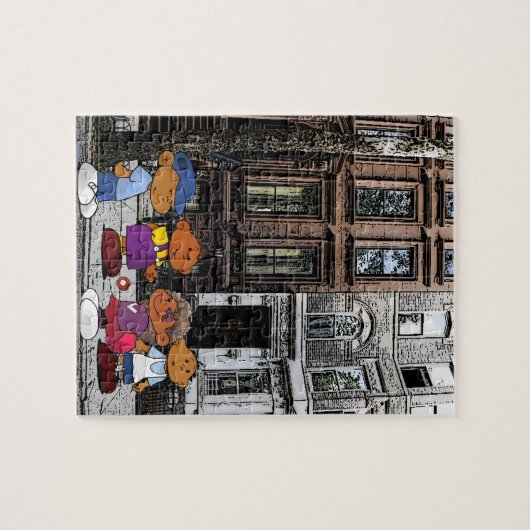 Korte slaapkamer legpuzzel (Horizontaal)