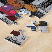 Korte slaapkamer legpuzzel (Zijkant)