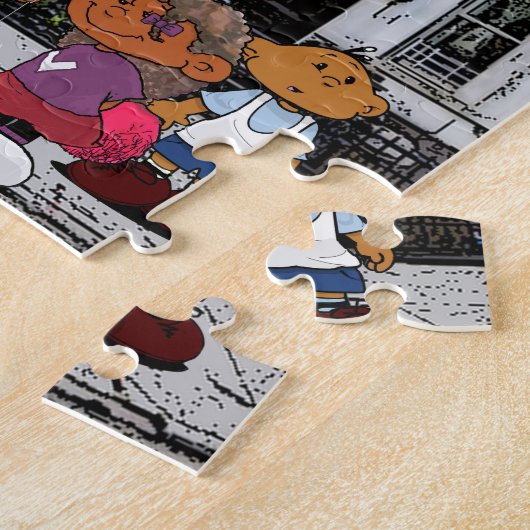 Korte slaapkamer legpuzzel (Zijkant)