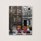 Korte slaapkamer legpuzzel (Verticaal)