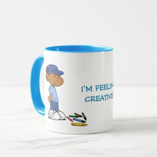 Korte slaapkamer mok (Voorkant links)