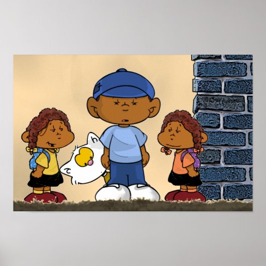 Korte slaapkamer poster (Voorkant)