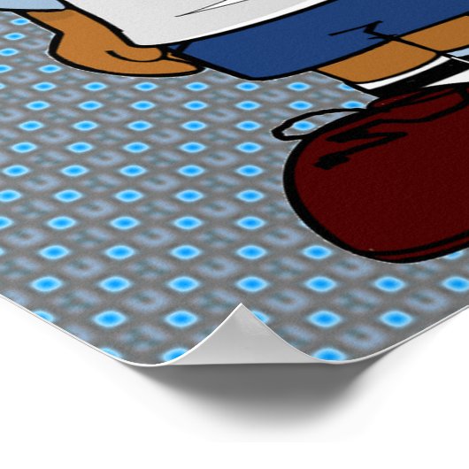 Korte slaapkamer poster (Hoek)