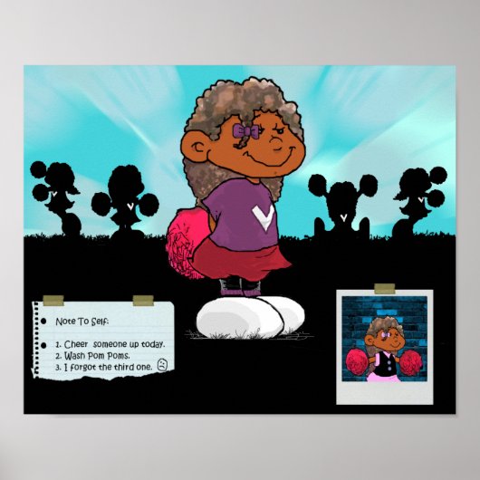 Korte slaapkamer poster (Voorkant)