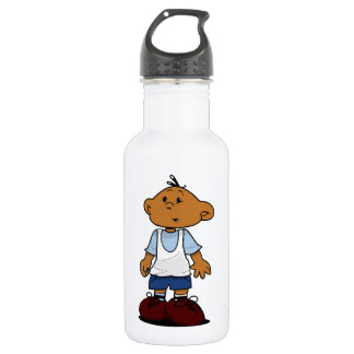 Korte slaapkamer waterfles