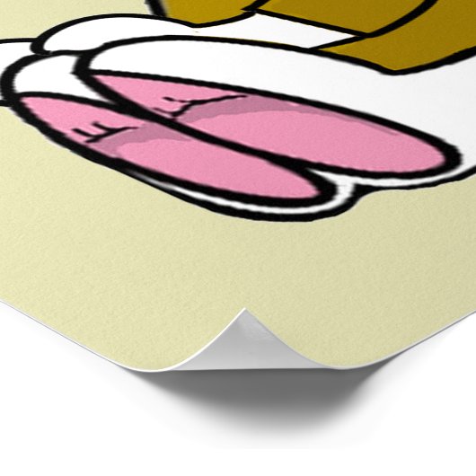 Korte Slapevez-Poster Poster (Hoek)