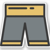korte sticker (Voorkant)