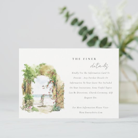 Korte strale strandwieg van kuststrook - details informatiekaartje (Staand voorkant)