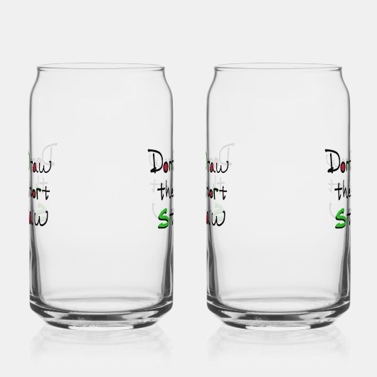 Korte Stro Glas (Links)