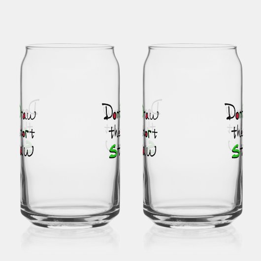 Korte Stro Glas (Rechts)