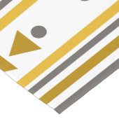 Korte tafelloper met geometrisch patroon (Hoek)