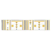 Korte tafelloper met geometrisch patroon (Horizontaal)