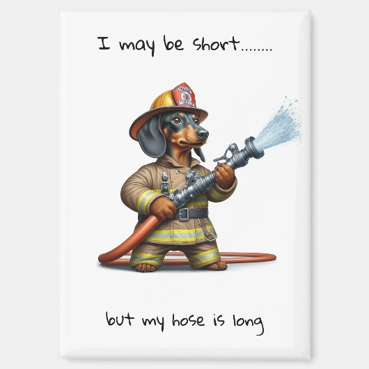 Korte teckel magneet (Voorkant)