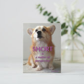 Korte tekst is een kwestie van Perspectief Cute Co Briefkaart (Staand voorkant)