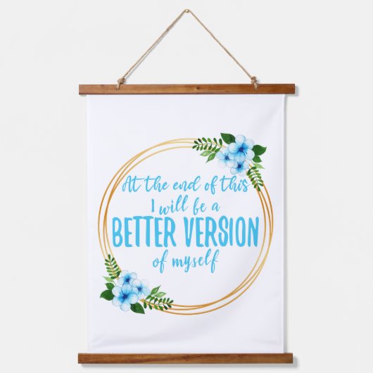 korte verklaringen over dromen en doelstellingen hangend wandkleed (Voorkant)