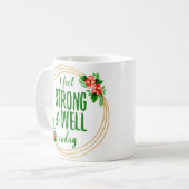 korte verklaringen over kracht en welzijn koffiemok (Voorkant links)