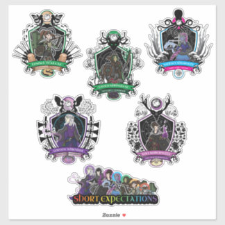 Korte verwachtingen sticker