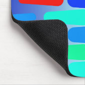 Korte vormen abstract ontwerp muismat (Hoek)