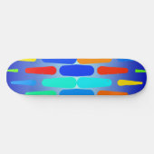 Korte vormen abstract ontwerp persoonlijk skateboard (Horizontaal)