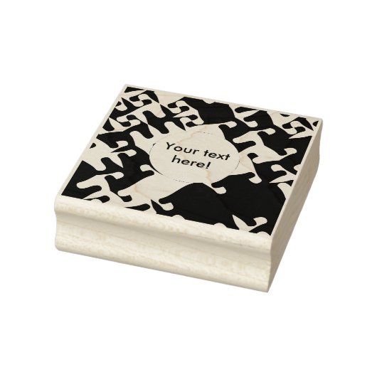 Korte vormen abstract ontwerp rubberstempel (Stempel)