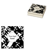 Korte vormen abstract ontwerp rubberstempel (Gestempeld)