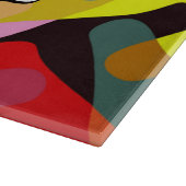 Korte vormen abstract ontwerp snijplank (Hoek)