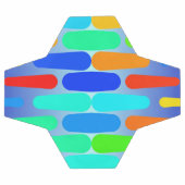 Korte vormen abstract ontwerp voetbal (Enkel)